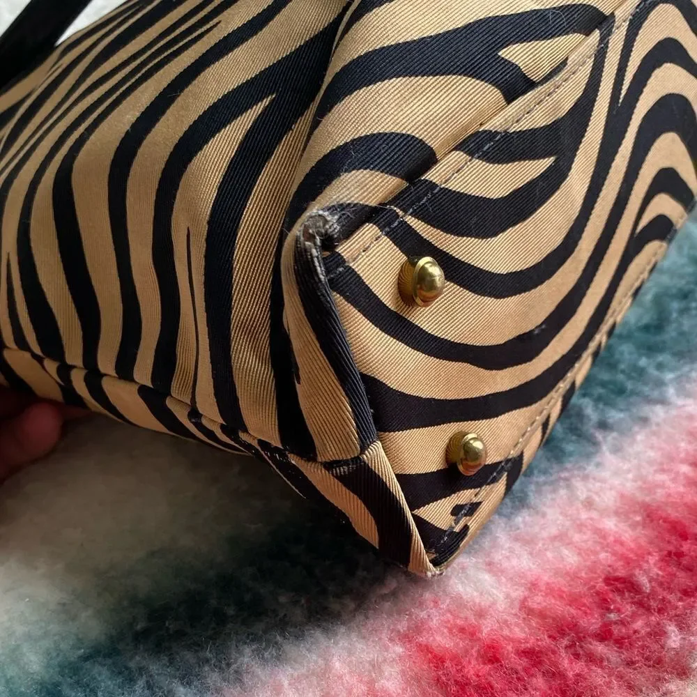 Kate Spade 90s Vintage Animal Print Handbag